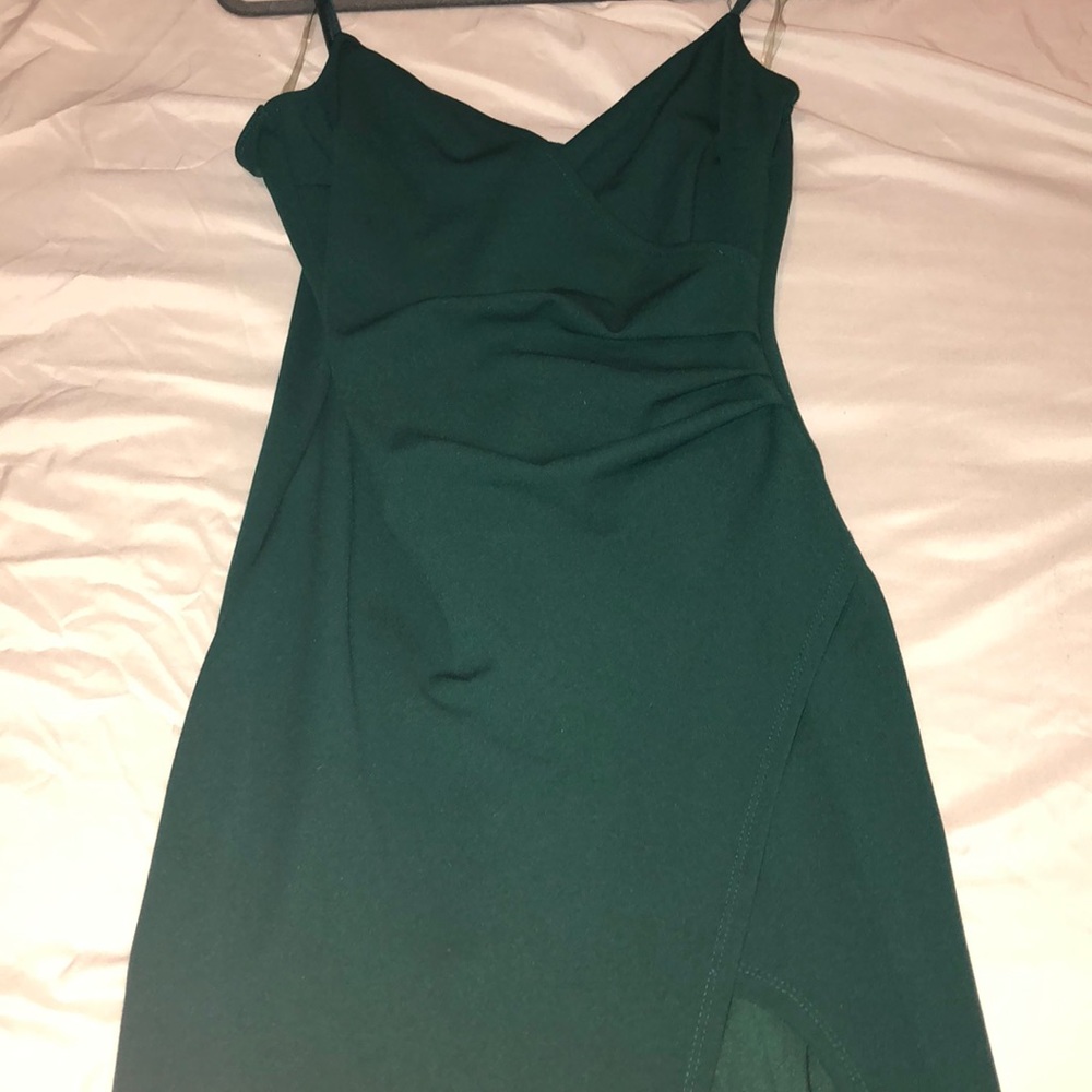 green prom/party dress